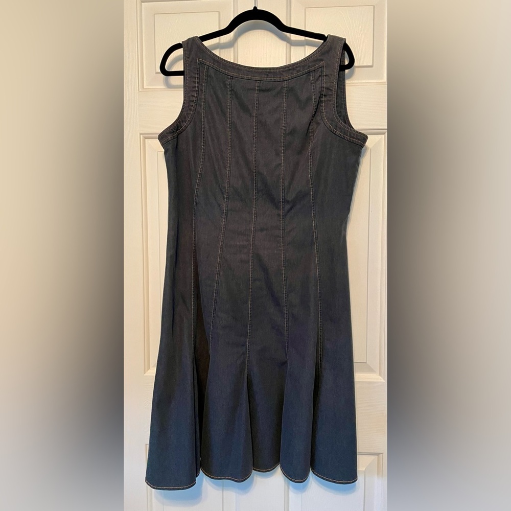 Denim Dress Size 16, Sandra Darren